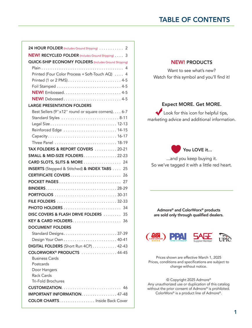 Admore Retail Catalog Page 3